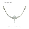 Art Deco 15.50 Carats Diamond Platinum Necklace
