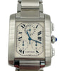 Cartier 2303 Tank Francaise Chronoflex Quartz Men’s Large Watch