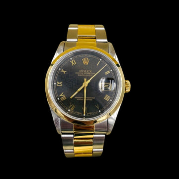 Rolex Oyster Perpetual Datejust Steel And Gold Wristwatch - Jacob's Diamond and Estate Jewelry