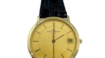 1980s Baume & Mercier Gold Wristwatch