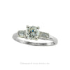 Vintage 0.65 Carat Diamond Platinum Solitaire Engagement Ring