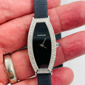 Tourneau Diamond White Gold Ladies Wristwatch - Jacob's Diamond and Estate Jewelry