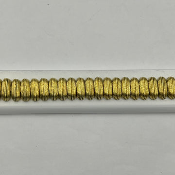 MAZ Yellow Gold Ribbed Link Bracelet - Jacob's Diamond and Estate Jewelry