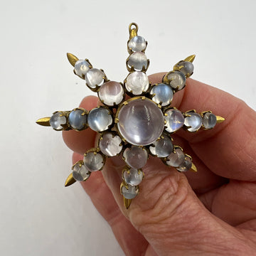 Victorian Moonstone Brooch - Jacob's Diamond and Estate Jewelry