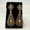 Antique 1780's Iberian Table Cut Diamond Earrings 18k/Silver
