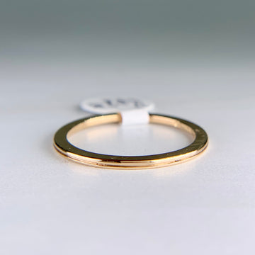 Vintage 1983 Gold Band Ring 18k Yellow Gold - Jacob's Diamond and Estate Jewelry