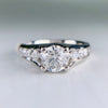 1.50 Carats TW Diamond Platinum Engagement Ring