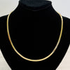 4mm Omega Chain Necklace 14k Yellow Gold