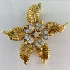 Tiffany & Co. Schlumberger Fern Leaf Diamond Brooch 18k Yellow Gold/Platinum