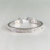 Diamond Eternity Band Ring Platinum