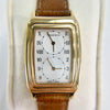 Vintage 1990's Tiffany & Co. Dual Time Quartz Flip Watch 18k Yellow Gold