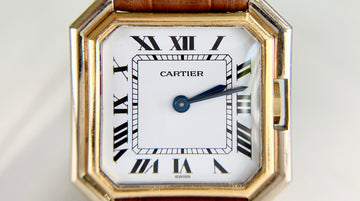1970's Cartier Ceinture Mechanical Wind 18k Yellow Gold and Steel Ladies Watch
