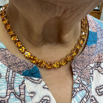 H. Stern Citrine Riviera Yellow Gold Necklace