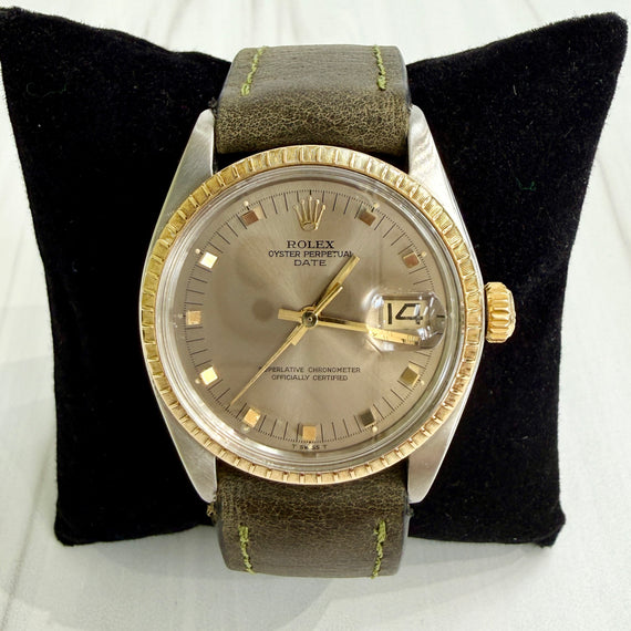 Vintage Rolex Zephyr Oyster Date 35mm Watch - Jacob's Diamond and Estate Jewelry