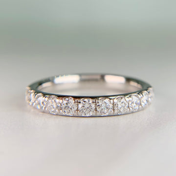 Estate Platinum Diamond Band Ring .70ctw - Jacob's Diamond and Estate Jewelry