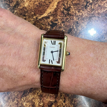 Must De Cartier Tank Quartz Wristwatch