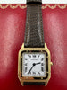 Cartier 1970s Santos Dumont 18k Yellow Gold Wristwatch