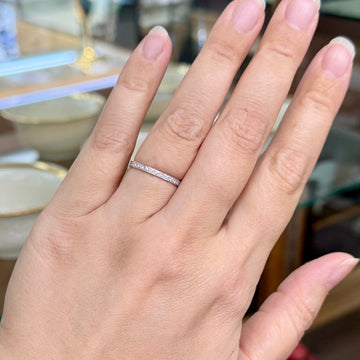 Diamond Eternity Band Ring Platinum - Jacob's Diamond and Estate Jewelry