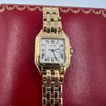 Cartier Panther Yellow Gold Quartz Wristwatch