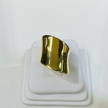 Robert Lee Morris 18K Yellow Gold Sculptural Wide Band