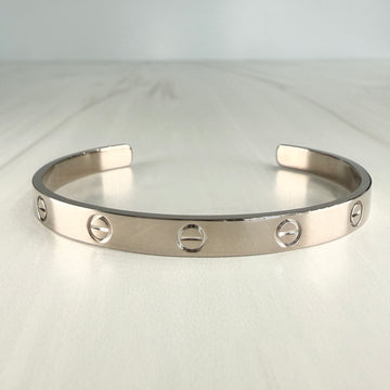 Cartier Love Cuff Bracelet 18k White Gold - Jacob's Diamond and Estate Jewelry