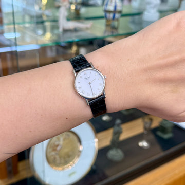 Classic Chopard 18k White Gold 26.5mm Watch with Papers - Jacob's Diamond and Estate Jewelry
