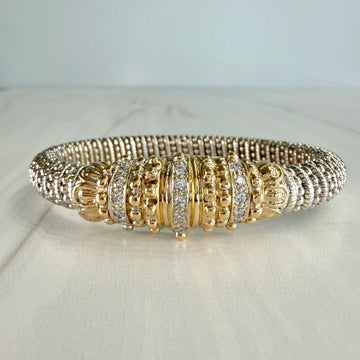Alwand Vahan 8mm Diamond Bracelet 14k/Sterling Silver
