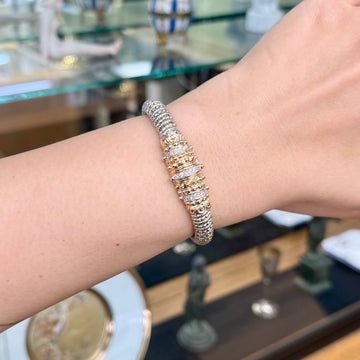 Alwand Vahan 8mm Diamond Bracelet 14k/Sterling Silver