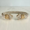 Alwand Vahan Diamond Cuff Bracelet 14k Gold/Sterling Silver