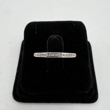1950s Diamond Platinum Eternity Band Size 6