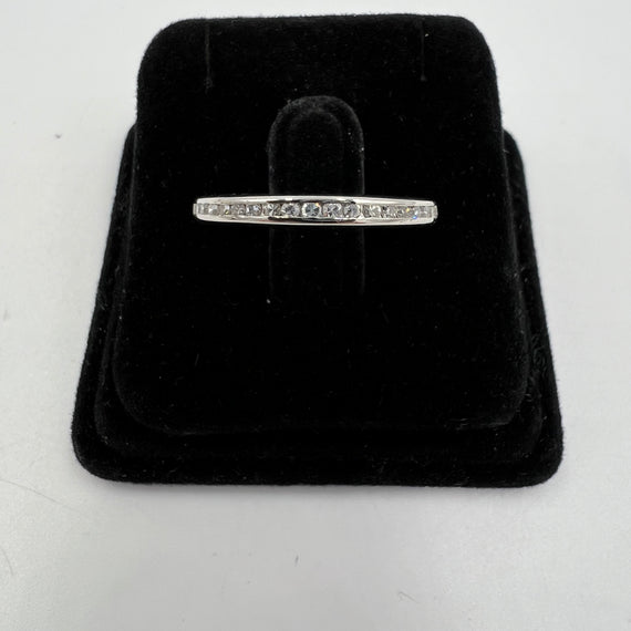 1950s Diamond Platinum Eternity Band Size 6