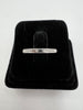 Seven Diamond Platinum Band Ring Circa 1950s