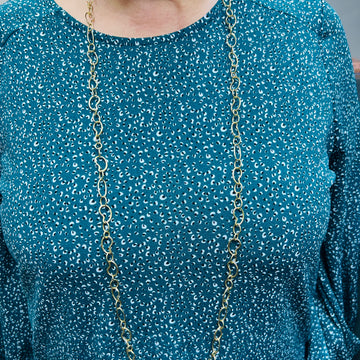 Ippolita Open Link 43” Long 18k Yellow Gold Necklace