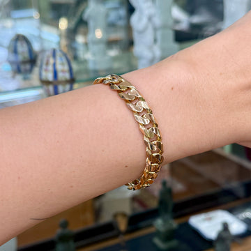 8" Curb Link Bracelet 14k Yellow Gold