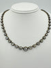 18.36 Carat Old Mine Cut Diamond Riviera Necklace