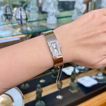 1930's Art Deco Audemars Piguet Transitional Diamond Bangle Watch 14k/Platinum - Jacob's Diamond and Estate Jewelry