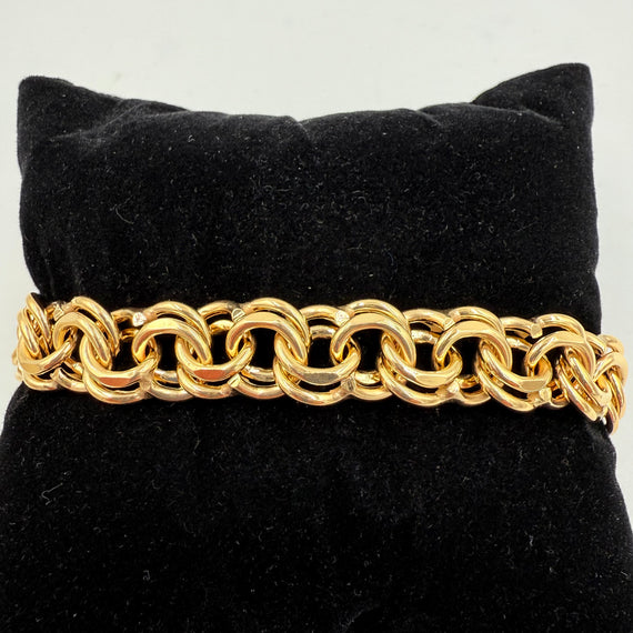 1960s 14k Yellow Gold Charm Bracelet - Jacob's Diamond and Estate Jewelry
