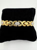 1990s Diamond 14k Gold Bracelet