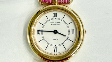 Rare Van Cleef & Arpels 18k Yellow Gold Watch