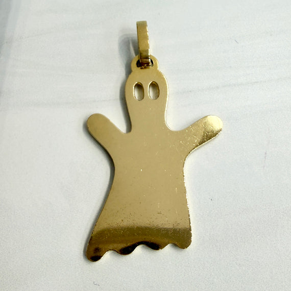 Estate Pomellato Large Ghost Pendant 18k Yellow Gold