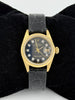 Ladies Rolex 1981 Datejust 18k Yellow Gold Wristwatch With Leather Strap