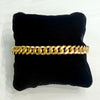 Vintage 1950's Portuguese Curb Link Bracelet 19k Yellow Gold