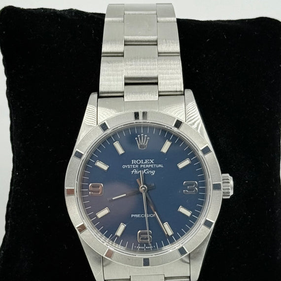 Rolex Air King Stainless Steel Wristwatch Circa 1993
