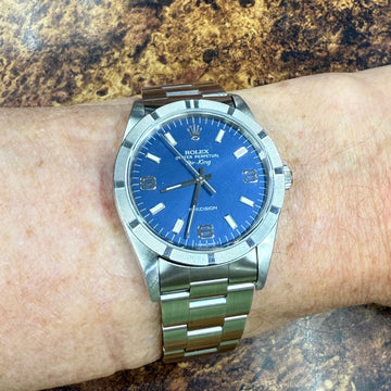 Rolex Air King Stainless Steel Wristwatch Circa 1993