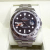 Rolex Explorer II Steel GMT 42mm 216570 Orange Hand Black Dial Automatic Watch