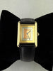 Must De Cartier Large Tank Vermeil TriColor Dial Wristwatch