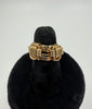 14k Yellow Gold Elephant Hair Ring Circa 1970s Size 5.25