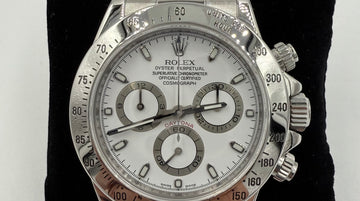 Rolex Daytona White Dial Stainless Steel Wristwatch 116520
