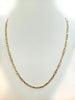 1970s Textured 18k Yellow Gold Link Chain Necklace