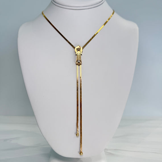 Vintage Lariat Zipper 
